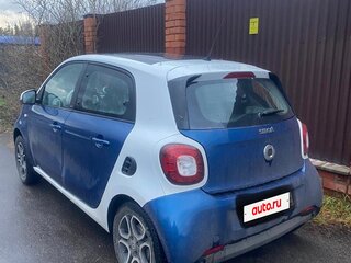2016 Smart Forfour II, голубой, 1500000 рублей, вид 5