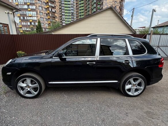 2008 Porsche Cayenne I Рестайлинг (957), чёрный - вид 5