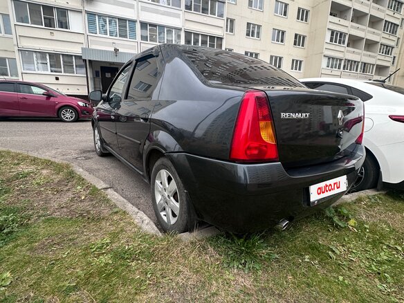 2007 Renault Logan I, серый, 339000 рублей - вид 3