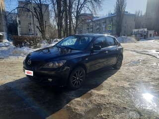 2007 Mazda 3 I (BK) Рестайлинг, чёрный, 519000 рублей, вид 1