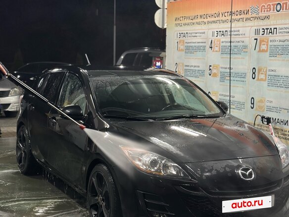 2009 Mazda 3 II (BL), чёрный, 800000 рублей - вид 3