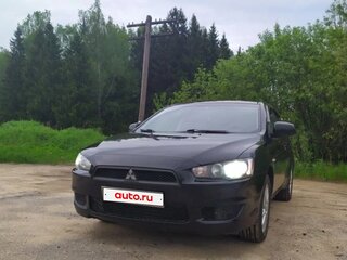 2008 Mitsubishi Lancer X, чёрный, 525000 рублей, вид 2