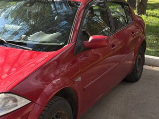 2008 Renault Megane II Рестайлинг, красный, 360000 рублей, вид 2