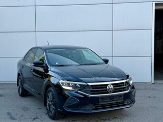 2021 Volkswagen Polo VI, чёрный, 1393000 рублей, вид 3