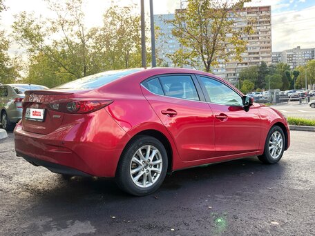 2018 Mazda 3 III (BM) Рестайлинг, красный, вид 5