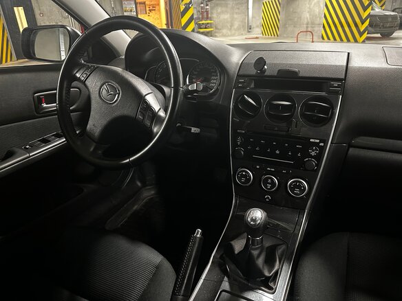2006 Mazda 6 I (GG) Рестайлинг, серый, 1200000 рублей - вид 16