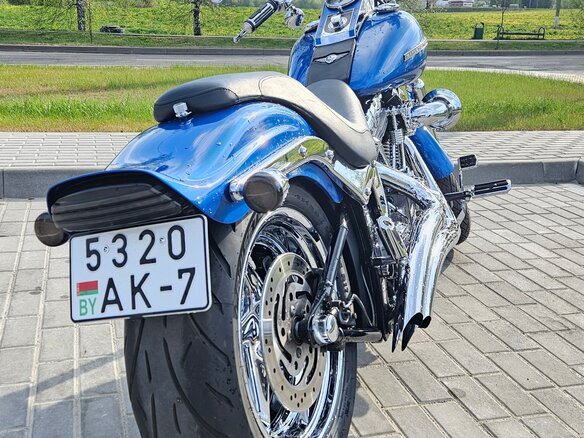 2005 Harley-Davidson Softail Standard, голубой, 837090 рублей - вид 8