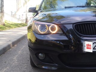 2007 BMW 5 серии 520d V (E60/E61) Рестайлинг, чёрный, 850000 рублей, вид 3
