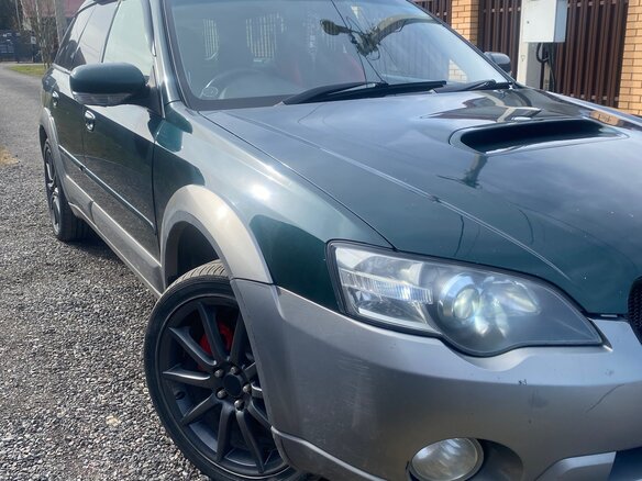 2005 Subaru Outback III, зелёный, 850000 рублей - вид 3