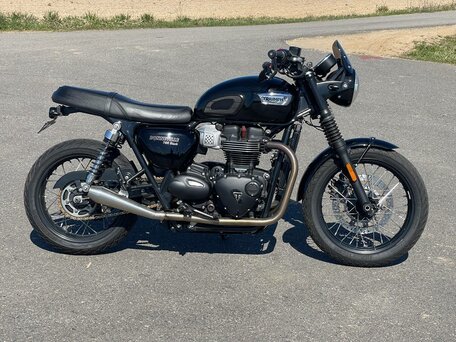 2016 Triumph Bonneville T100, чёрный, 658541 рублей, вид 1