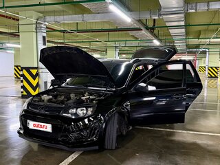 2015 Lada (ВАЗ) Kalina II, чёрный, 399999 рублей, вид 3