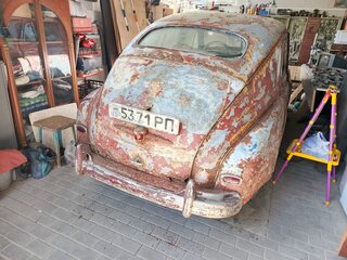 1957 ГАЗ М-20 «Победа», голубой, 80000 рублей, вид 3