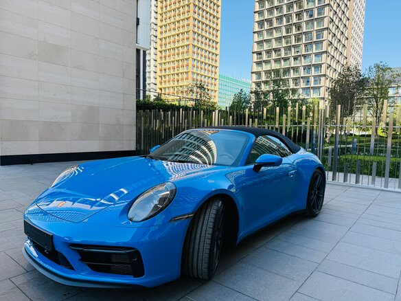 2022 Porsche 911 Carrera 4 GTS VIII (992), синий - вид 11