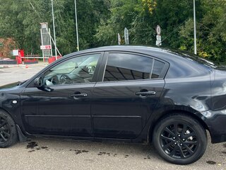 2008 Mazda 3 I (BK) Рестайлинг, чёрный, 380000 рублей, вид 2