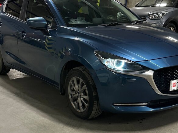 2020 Mazda 2 III (DJ) Рестайлинг, синий, 1490000 рублей - вид 2
