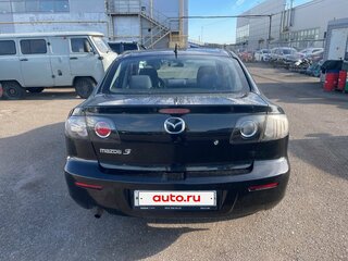 2007 Mazda 3 I (BK) Рестайлинг, чёрный, 560000 рублей, вид 4