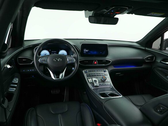 2021 Hyundai Santa Fe IV Рестайлинг, серый, 3850052 рублей - вид 6