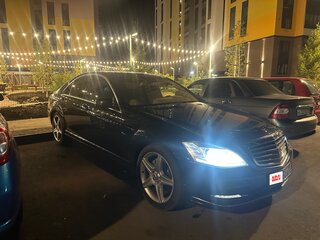 2009 Mercedes-Benz S-Класс 350 V (W221) Рестайлинг, чёрный, 1800000 рублей, вид 2