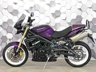 2011 Triumph Street Triple, фиолетовый, 507000 рублей, вид 4