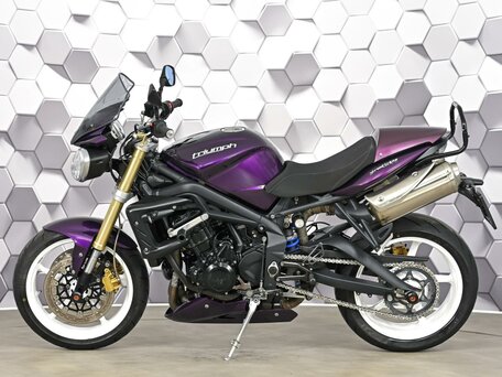2011 Triumph Street Triple, фиолетовый, 507000 рублей, вид 4