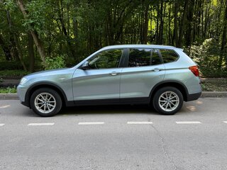 2011 BMW X3 20d xDrive II (F25), серебристый, 1350200 рублей, вид 3