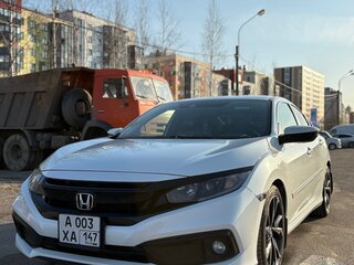 2020 Honda Civic X Рестайлинг, белый, 2100000 рублей, вид 1