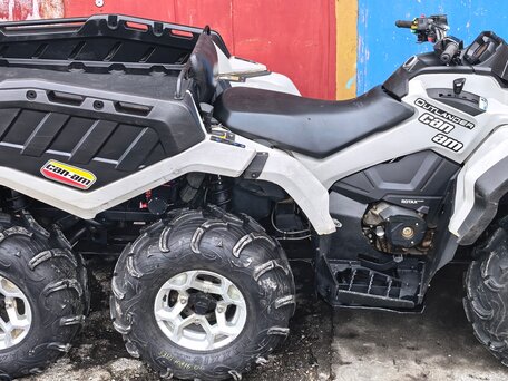 2014 BRP Can-Am Outlander 6x6 XU+ 650 T, серый, 1500000 рублей, вид 2