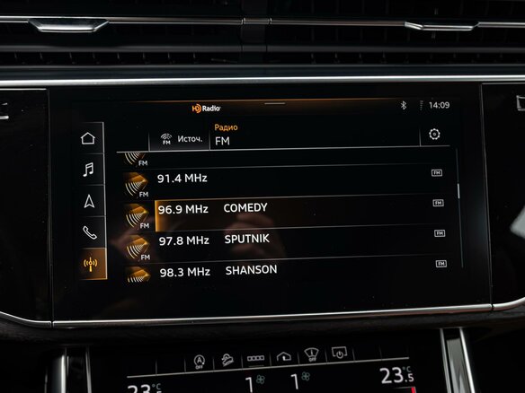 2021 Audi Q8 55 TFSI I (4M), белый, 7505000 рублей - вид 13