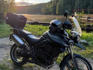 2013 Triumph Tiger 800, зелёный, 655000 рублей, вид 2