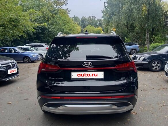 2021 Hyundai Santa Fe IV Рестайлинг, чёрный, 3200000 рублей - вид 6