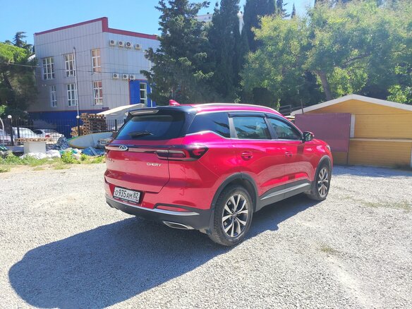 2022 Chery Tiggo 7 Pro I, красный, 1600000 рублей - вид 4