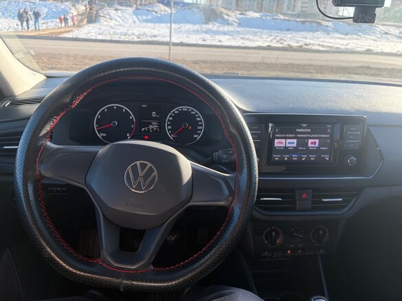 2021 Volkswagen Polo VI, белый - вид 5