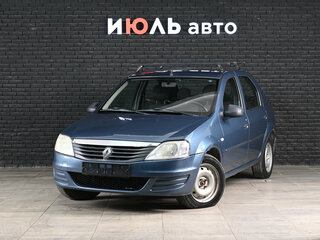 2011 Renault Logan I Рестайлинг, синий, 400000 рублей, вид 1