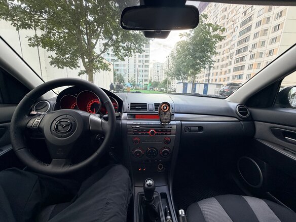 2006 Mazda 3 I (BK) Рестайлинг, серый, 430000 рублей - вид 10