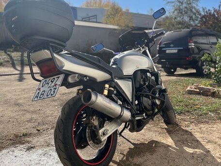 1997 Honda CB 400 Super Four, серебристый, 300000 рублей, вид 1
