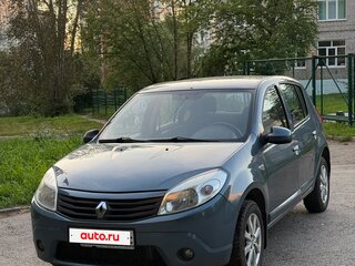 2011 Renault Sandero I, синий, 360000 рублей, вид 1