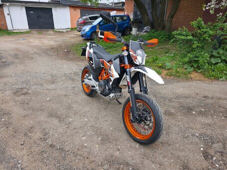 2014 KTM 690 SMC R, оранжевый, 700000 рублей, вид 4