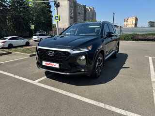 2019 Hyundai Santa Fe IV, чёрный, 2800000 рублей, вид 1