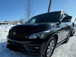2017 Infiniti QX80 I Рестайлинг, чёрный, 4650000 рублей, вид 2