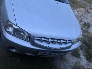 2000 Hyundai Accent II, серебристый, 140000 рублей, вид 1