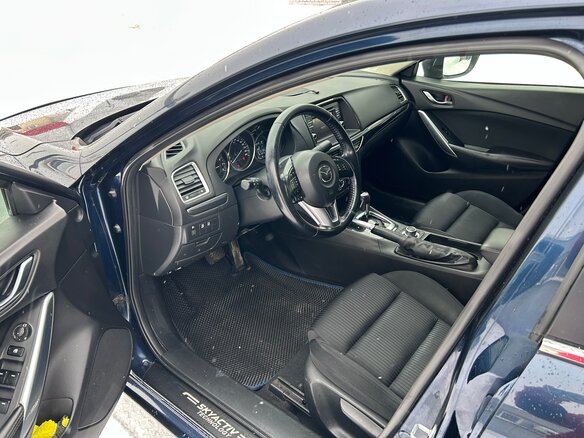 2014 Mazda 6 III (GJ), синий, 1400000 рублей - вид 6