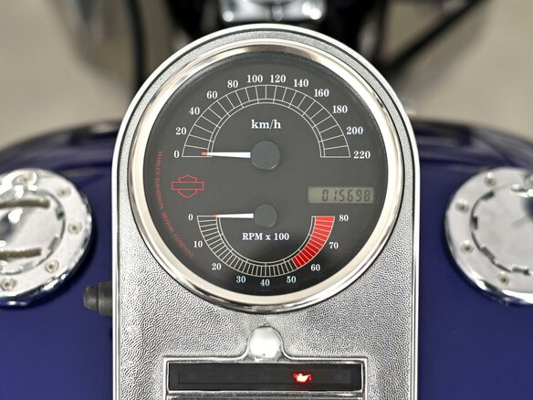 2007 Harley-Davidson Fat Boy, синий, 899000 рублей - вид 8