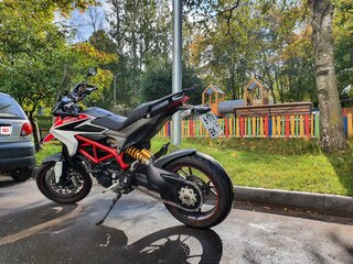 2014 Ducati Hypermotard, красный, 595000 рублей, вид 2