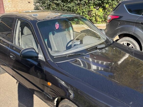 2007 Hyundai Accent ТагАЗ II, чёрный, 300000 рублей - вид 5