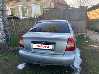 2003 Hyundai Accent ТагАЗ II, серебристый, 170000 рублей, вид 2