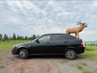 2009 Lada (ВАЗ) Priora I, чёрный, 350000 рублей, вид 4