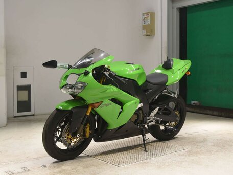 2004 Kawasaki ZX-10R Ninja, зелёный, 649000 рублей, вид 4