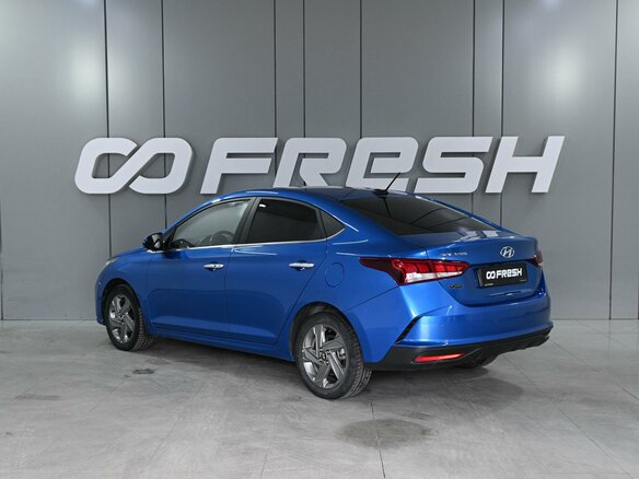 2020 Hyundai Solaris II Рестайлинг, синий, 1659000 рублей - вид 1