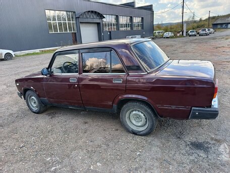 2005 Lada (ВАЗ) 2107, пурпурный, 120000 рублей, вид 5