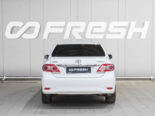 2013 Toyota Corolla X (E140, E150) Рестайлинг, белый, 1129000 рублей, вид 4